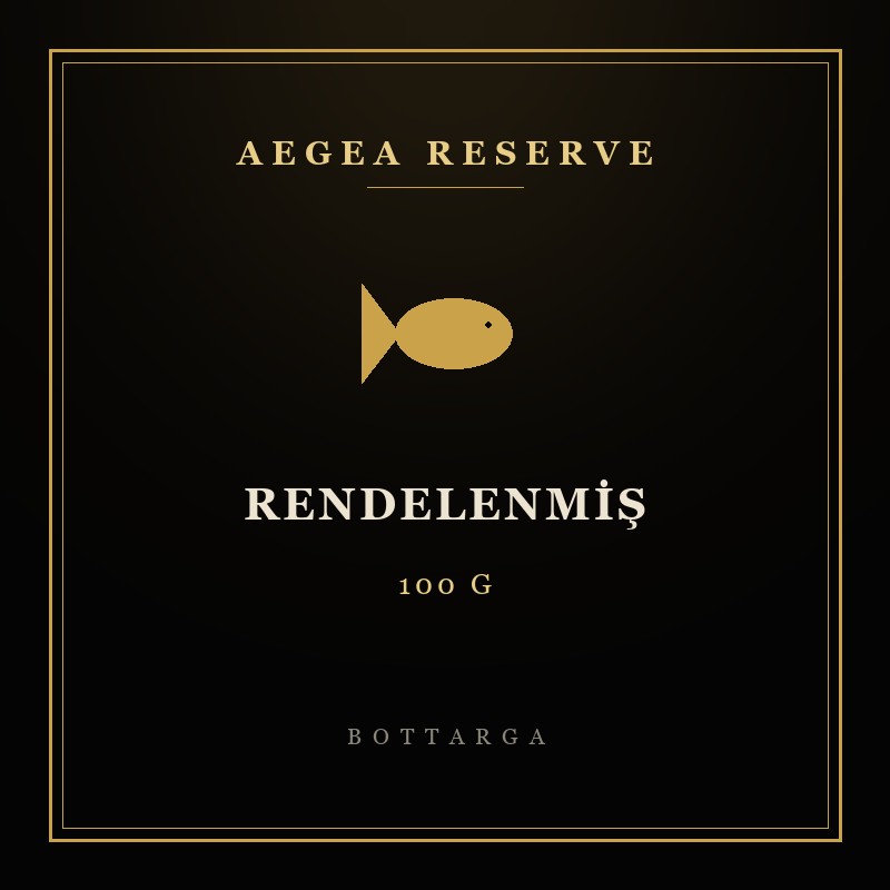 Rendelenmiş Bottarga 100g